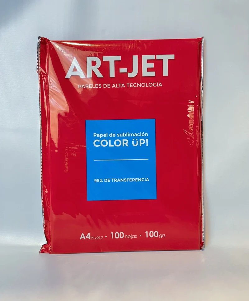 Papel para sublimación específico 100g, A4, 100 hojas